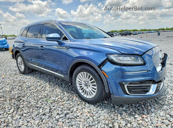 2LMPJ6J99KBL22746 2019 LINCOLN NAUTILUS Blue წინა მარჯვენა