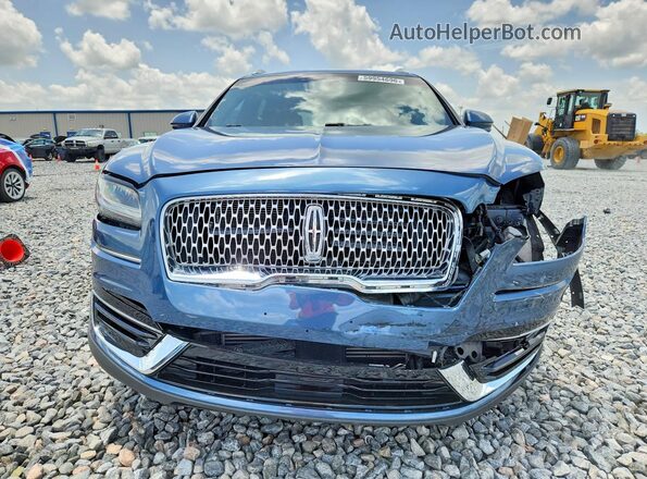 2LMPJ6J99KBL22746 2019 LINCOLN NAUTILUS Blue წინა ხედი