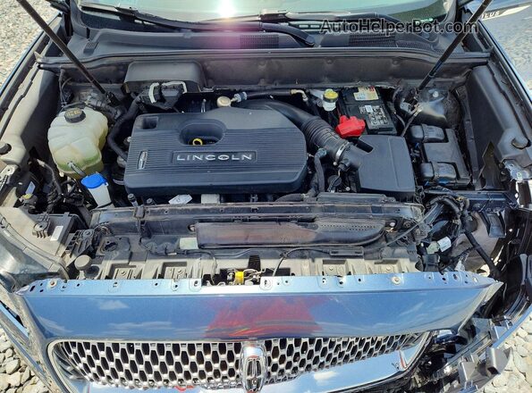 2LMPJ6J99KBL22746 2019 LINCOLN NAUTILUS Blue ძრავის განყოფილების ხედი