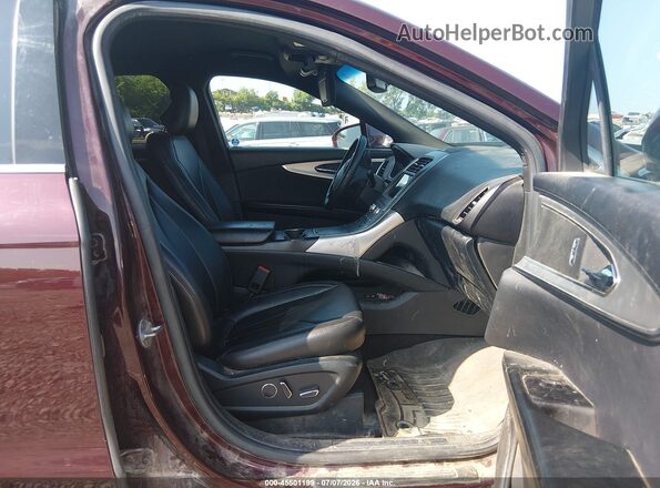 2LMPJ6JR0JBL18695 2018 LINCOLN MKX Burgundy წინა სალონის ხედი