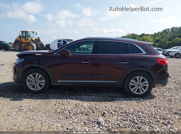 2LMPJ6JR0JBL18695 2018 LINCOLN MKX Burgundy სალონის 360-გრადუსიანი ხედი