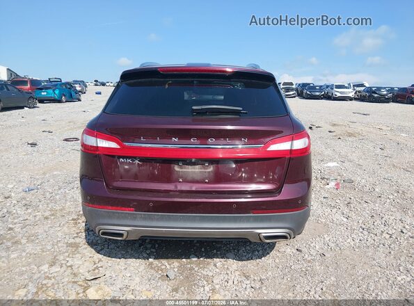 2LMPJ6JR0JBL18695 2018 LINCOLN MKX Burgundy 