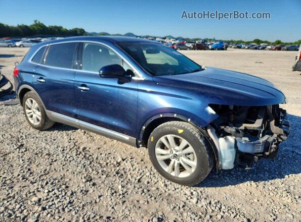 2LMPJ6JR4HBL15535 2017 LINCOLN MKX Blue Przód prawy