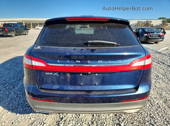 2LMPJ6JR4HBL15535 2017 LINCOLN MKX Blue Widok z tyłu