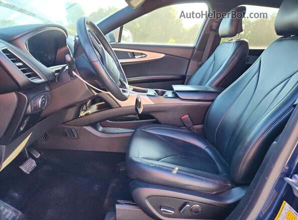 2LMPJ6JR4HBL15535 2017 LINCOLN MKX Blue Widok wnętrza z przodu