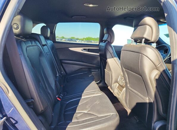 2LMPJ6JR4HBL15535 2017 LINCOLN MKX Blue Widok wnętrza z tyłu