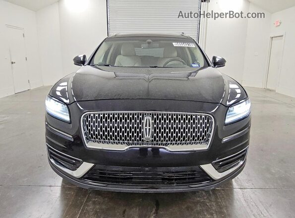 2LMPJ6K93KBL24300 2019 LINCOLN NAUTILUS Black Widok z przodu