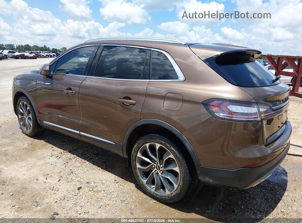 2LMPJ6K94NBL08241 2022 LINCOLN NAUTILUS Brown უკანა მარცხენა