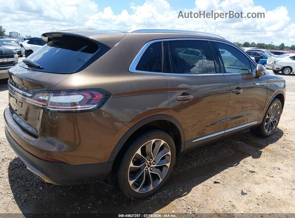 2LMPJ6K94NBL08241 2022 LINCOLN NAUTILUS Brown უკანა მარჯვენა