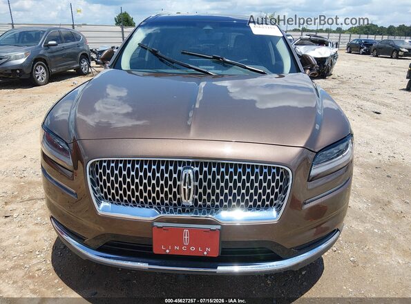 2LMPJ6K94NBL08241 2022 LINCOLN NAUTILUS Brown წინა ხედი