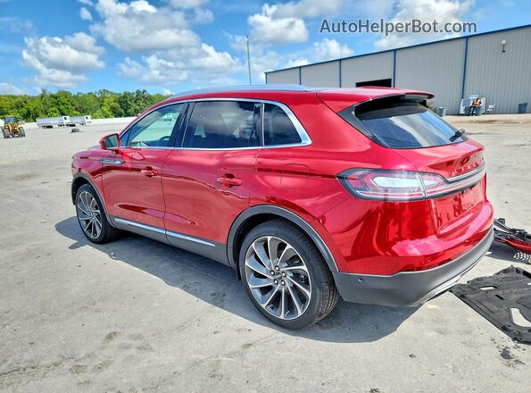 2LMPJ6K95MBL01670 2021 LINCOLN NAUTILUS Red Задня ліва чверть