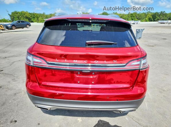2LMPJ6K95MBL01670 2021 LINCOLN NAUTILUS Red Вид ззаду