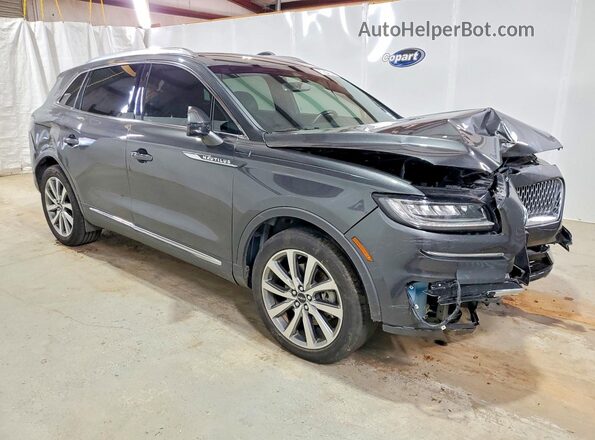 2LMPJ6K97KBL42170 2019 LINCOLN NAUTILUS Серый Передняя правая четверть