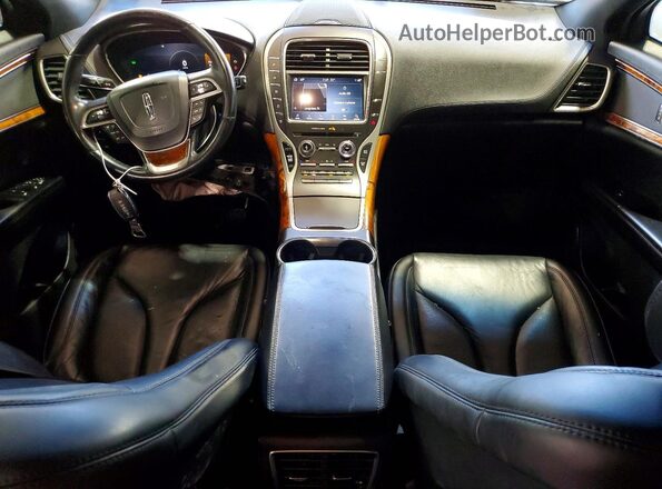 2LMPJ6K97KBL42170 2019 LINCOLN NAUTILUS Серый Вид панели приборов