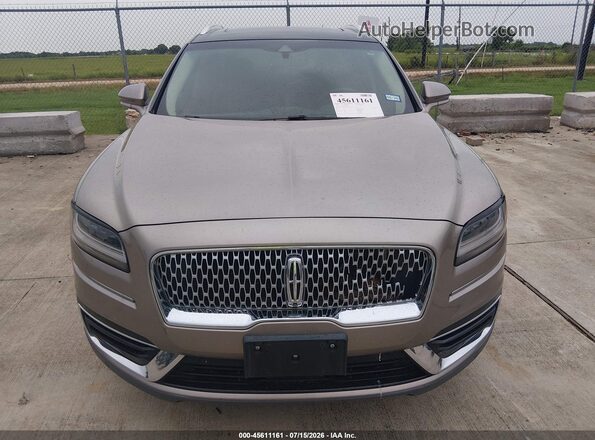 2LMPJ6K9XLBL04532 2020 LINCOLN NAUTILUS Gold ხელსაწყოთა პანელის ხედი