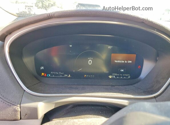 2LMPJ6K9XLBL23100 2020 LINCOLN NAUTILUS Black Սարքավորումների վահանակի տեսք
