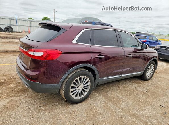 2LMPJ6KR0JBL26701 2018 LINCOLN MKX Burgundy Հետևի աջ