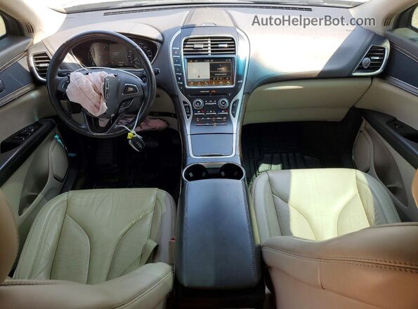 2LMPJ6KR1JBL44642 2018 LINCOLN MKX Blue Вид панелі приладів