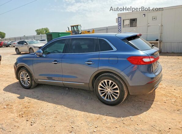 2LMPJ6KR1JBL44642 2018 LINCOLN MKX Blue Задня ліва чверть