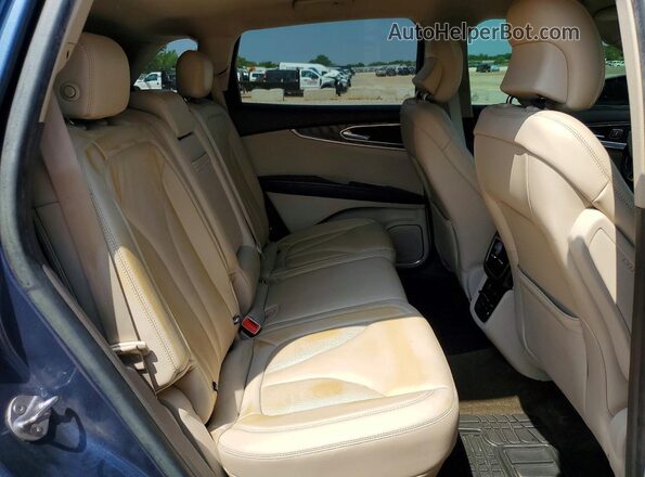 2LMPJ6KR1JBL44642 2018 LINCOLN MKX Blue Вид задньої частини салону