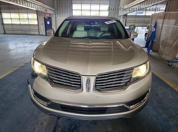 2LMPJ6KR3HBL16481 2017 LINCOLN MKX Желто-коричневый Вид спереди