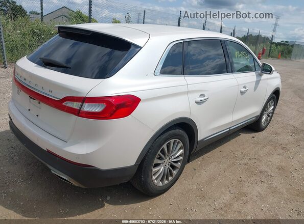 2LMPJ6KR7HBL26320 2017 LINCOLN MKX White Trasero derecho
