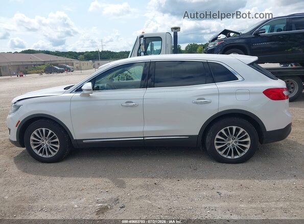 2LMPJ6KR7HBL26320 2017 LINCOLN MKX White Vista interior de 360 grados