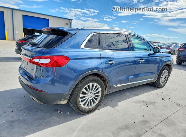 2LMPJ6KR7JBL42149 2018 LINCOLN MKX Blue Trasero derecho