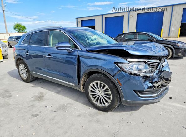 2LMPJ6KR7JBL42149 2018 LINCOLN MKX Blue Delantero derecho