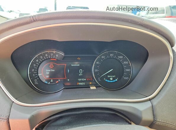2LMPJ6KR7JBL42149 2018 LINCOLN MKX Blue Vista del cuadro de instrumentos