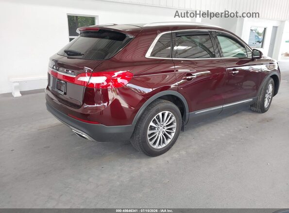 2LMPJ6KR8JBL17678 2018 LINCOLN MKX Maroon უკანა მარჯვენა