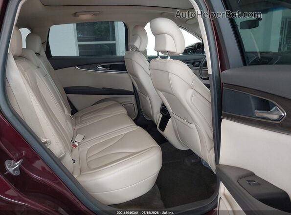 2LMPJ6KR8JBL17678 2018 LINCOLN MKX Maroon VIN კოდის სტიკერის ხედი