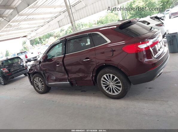 2LMPJ6KR8JBL17678 2018 LINCOLN MKX Maroon სალონის 360-გრადუსიანი ხედი