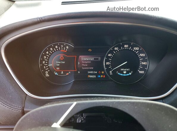 2LMPJ6KR8JBL19026 2018 LINCOLN MKX Blue Widok zestawu wskaźników