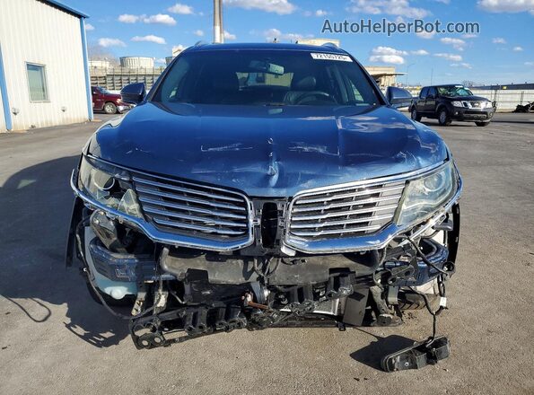 2LMPJ6KR8JBL19026 2018 LINCOLN MKX Blue Widok z przodu