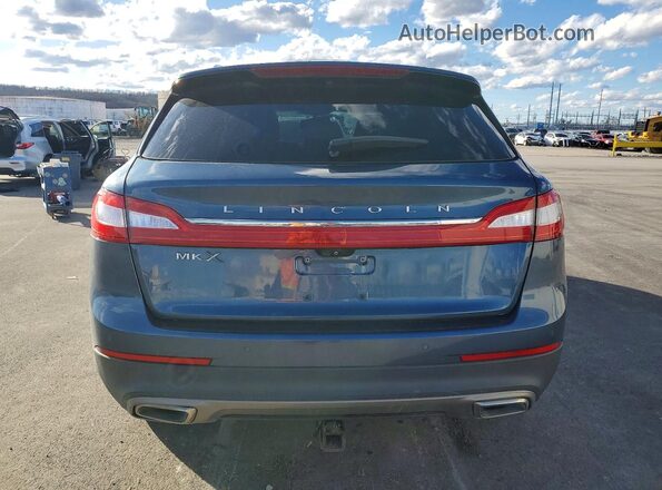 2LMPJ6KR8JBL19026 2018 LINCOLN MKX Blue Widok z tyłu