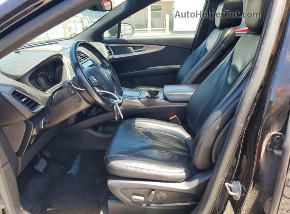 2LMPJ6KR9HBL37576 2017 LINCOLN MKX Black Widok wnętrza z przodu
