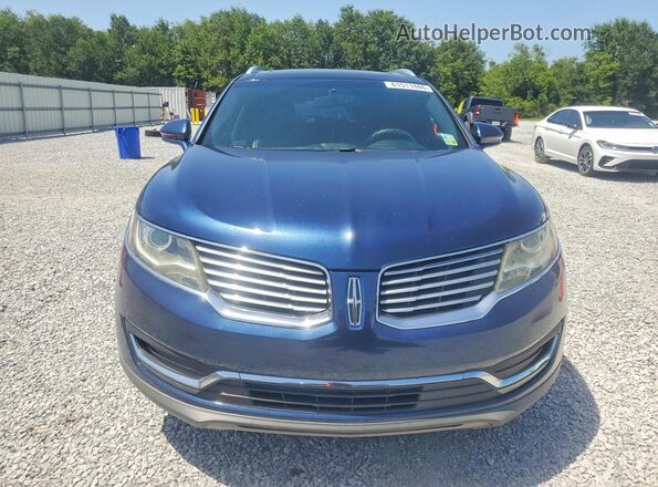2LMPJ6KR9HBL38436 2017 LINCOLN MKX Синий Вид спереди