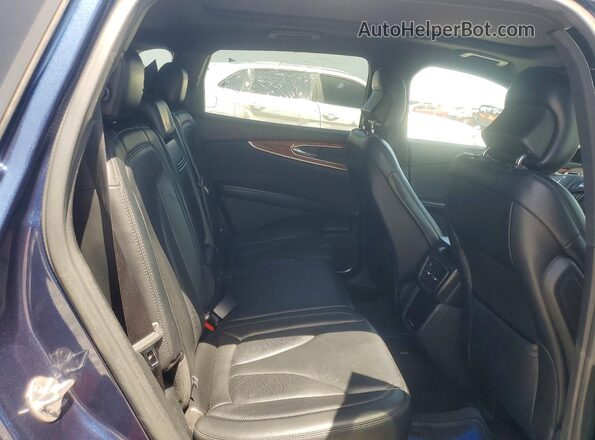 2LMPJ6KR9HBL38436 2017 LINCOLN MKX Синий Вид задних сидений