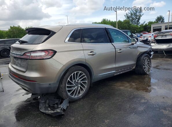 2LMPJ6L91KBL35231 2019 LINCOLN NAUTILUS Tan უკანა მარჯვენა