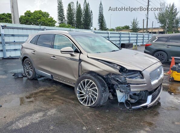 2LMPJ6L91KBL35231 2019 LINCOLN NAUTILUS Tan წინა მარჯვენა