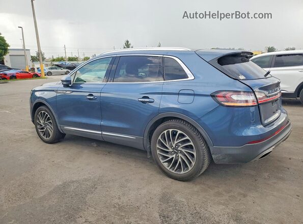 2LMPJ6L98KBL10908 2019 LINCOLN NAUTILUS Blue Задня ліва чверть