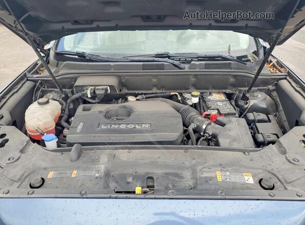 2LMPJ6L98KBL10908 2019 LINCOLN NAUTILUS Blue Вид підкапотного простору
