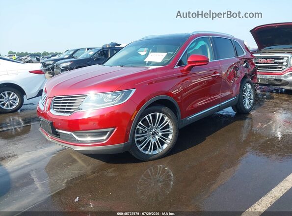 2LMPJ6LP2HBL45161 2017 LINCOLN MKX Maroon Przód lewy