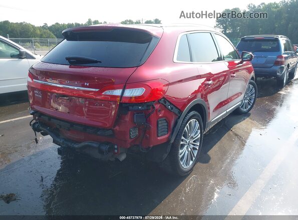 2LMPJ6LP2HBL45161 2017 LINCOLN MKX Maroon Tył prawy