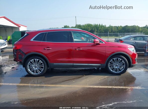 2LMPJ6LP2HBL45161 2017 LINCOLN MKX Maroon Widok wnętrza 360 stopni