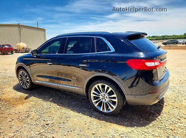 2LMPJ6LP3GBL41859 2016 LINCOLN MKX Black Հետևի ձախ