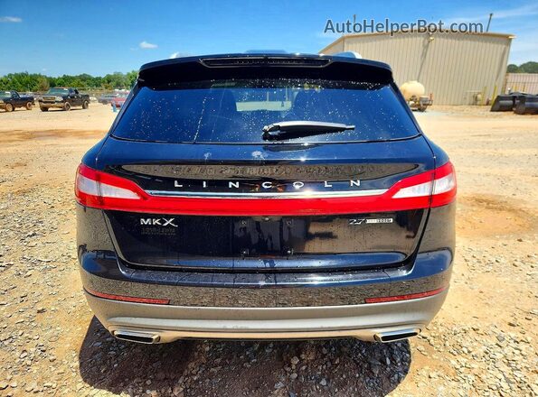 2LMPJ6LP3GBL41859 2016 LINCOLN MKX Black Հետևի տեսք