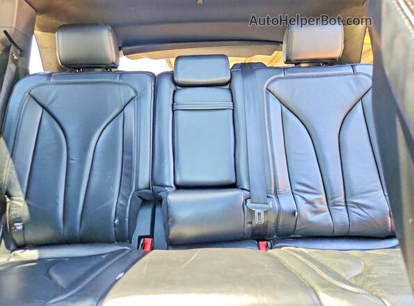 2LMPJ6LP3GBL41859 2016 LINCOLN MKX Black Հետևի նստատեղերի տեսք
