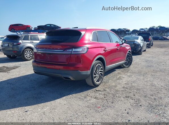 2LMPJ6LPXKBL22749 2019 LINCOLN NAUTILUS Red Trasero derecho
